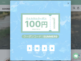 gooseket.jp homepage screenshot