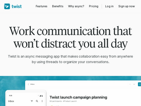 'twist.com' screenshot