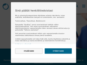 'hammaslaakariliitto.fi' screenshot