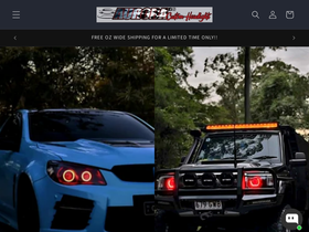 auroracustomheadlights.com homepage screenshot