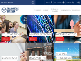'tu-dresden.de' screenshot