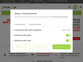 'krakvet.pl' screenshot