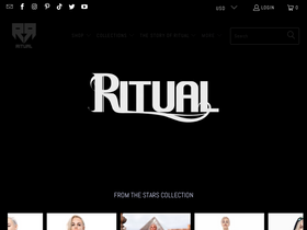 Ritual homepage screenshot