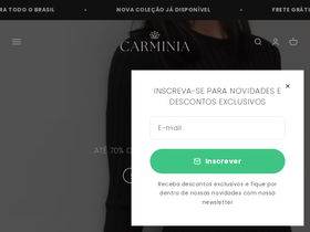 usecarminia.com homepage screenshot