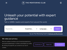'mentoring-club.com' screenshot