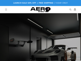 aeroshelf.com homepage screenshot