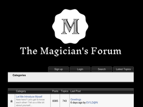 themagiciansforum.com