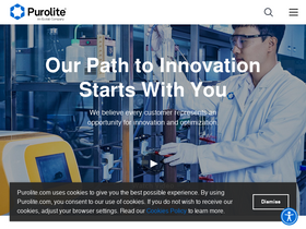 'purolite.com' screenshot