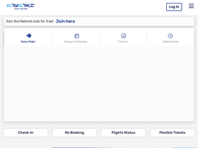 'elal.com' screenshot