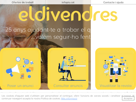 'eldivendres.com' screenshot