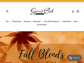 spiritoaktea.ca homepage screenshot
