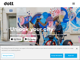 'ridedott.com' screenshot