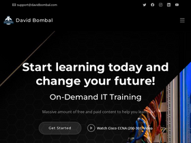 'davidbombal.com' screenshot
