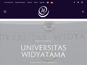 'widyatama.ac.id' screenshot
