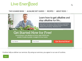 'liveenergized.com' screenshot