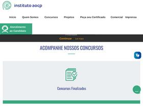 'institutoaocp.org.br' screenshot