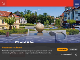 'mesto-slavicin.cz' screenshot