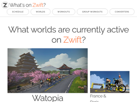 'whatsonzwift.com' screenshot