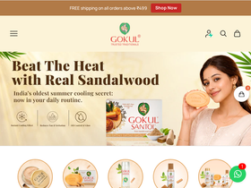 gokulsantol.com homepage screenshot