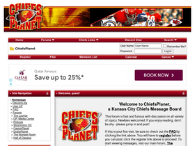 'chiefsplanet.com' screenshot
