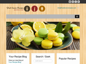 'foodloversrecipes.com' screenshot