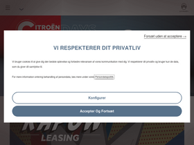 'citroen.dk' screenshot