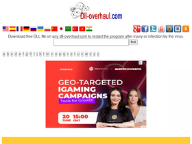 'dll-overhaul.com' screenshot