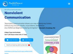 'nonviolentcommunication.com' screenshot