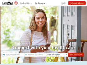 'localmed.com' screenshot