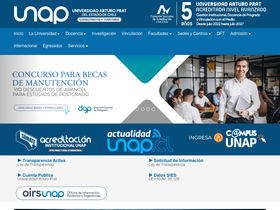 'unap.cl' screenshot