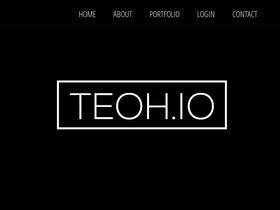 'teoh.io' screenshot