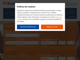 'budget.es' screenshot