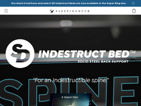 'sleepingduck.com' screenshot