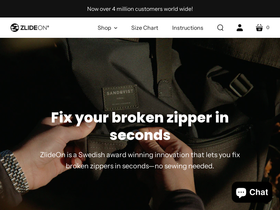 Zlideon homepage screenshot