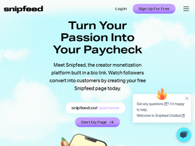 'snipfeed.co' screenshot