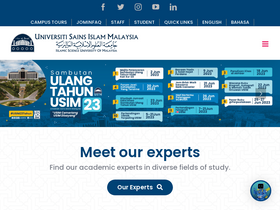 'ihmc.usim.edu.my' screenshot