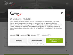 'q-park.de' screenshot