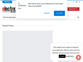 'electricbikeaction.com' screenshot