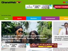 'ghanaweb.com' screenshot