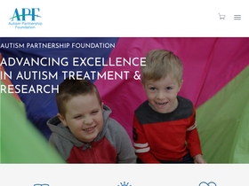 'autismpartnershipfoundation.org' screenshot