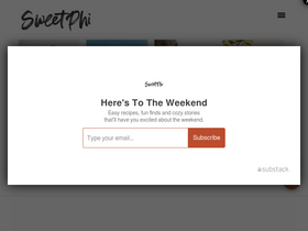 'sweetphi.com' screenshot