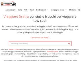 'viaggiaregratis.eu' screenshot