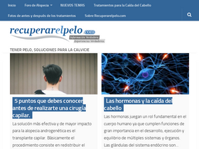 'recuperarelpelo.com' screenshot