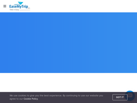 'easemytrip.com' screenshot