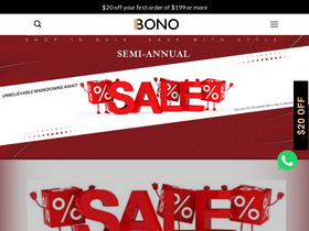 'bonohair.com' screenshot