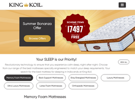 'kingkoil.in' screenshot