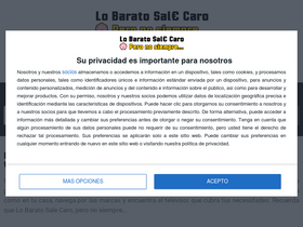 'lobaratosalecaro.com' screenshot