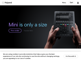 'polyend.com' screenshot