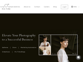 'pic-time.com' screenshot