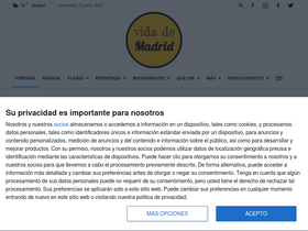 'vidademadrid.com' screenshot